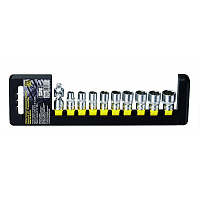 Набор головок торцевых Berger SuperLock 1/4 дюйма 6-14 мм 10 штук (BG2032) фото Набор головок торцевых Berger SuperLock 1/4 дюйма 6-14 мм 10 штук (BG2032)