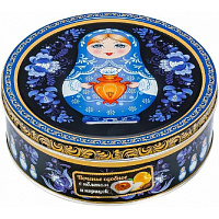 Печенье сдобное Сладкая Сказка Матрешка с яблоком и корицей 400 г фото Печенье сдобное Сладкая Сказка Матрешка с яблоком и корицей 400 г