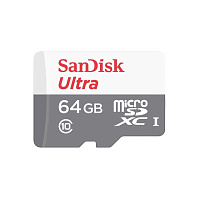 Карта памяти 64 ГБ microSDXC SanDisk Ultra Class 10 UHS-I (SDSQUNR-064G-GN3MN) фото Карта памяти 64 ГБ microSDXC SanDisk Ultra Class 10 UHS-I (SDSQUNR-064G-GN3MN)