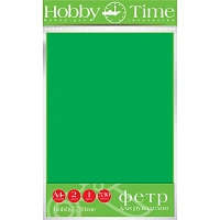 Набор фетра Hobby Time зеленый (2 листа) фото Набор фетра Hobby Time зеленый (2 листа)