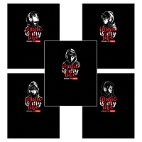 Тетрадь А5 48 л. HATBER скоба, клетка, выборочный лак, "Music is my life" (микс в спайке), 091471, 48Т5вмВ1