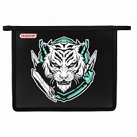 Папка для тетрадей ПИФАГОР А5, 1 отделение, пластик, на молнии, White tiger, 272195 фото Папка для тетрадей ПИФАГОР А5, 1 отделение, пластик, на молнии, White tiger, 272195