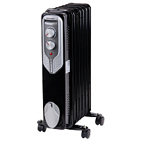 Обогреватель масляный SONNEN DFN-07BL, 1500 Вт, 7 секций, черный, 455310 фото Обогреватель масляный SONNEN DFN-07BL, 1500 Вт, 7 секций, черный, 455310