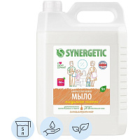 Мыло жидкое Synergetic Миндальное молочко 5000 мл фото Мыло жидкое Synergetic Миндальное молочко 5000 мл