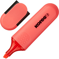 Текстовыделитель Kores Bright Liner Plus светло-розовый скошенный наконечник (толщина линии 0.5-5 мм) фото Текстовыделитель Kores Bright Liner Plus светло-розовый скошенный наконечник (толщина линии 0.5-5 мм)