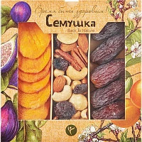 Подарочный набор коктейль из сухофруктов и орехов Сёмушка 230 г