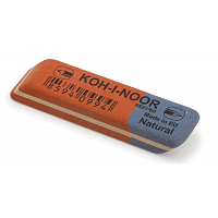 Ластик Koh-I-Noor 6521 из натурального каучука прямоугольный 57x14x8 мм фото Ластик Koh-I-Noor 6521 из натурального каучука прямоугольный 57x14x8 мм
