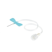 Игла-бабочка Vacuette 23G 0.6х19 мм голубая катетер 19 см (50 штук в упаковке) фото Игла-бабочка Vacuette 23G 0.6х19 мм голубая катетер 19 см (50 штук в упаковке)