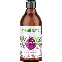 Гель для душа Synergetic Цветущий инжир и лотос 380 мл фото Гель для душа Synergetic Цветущий инжир и лотос 380 мл