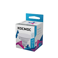 Лампа светодиодная Космос LkecLED65wGU10C45 MR 6.5Вт GU10 4500К 520Лм 220В фото Лампа светодиодная Космос LkecLED65wGU10C45 MR 6.5Вт GU10 4500К 520Лм 220В