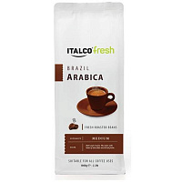 Кофе в зернах ItalcoFresh Brazil Arabica 1 кг (пакет) фото Кофе в зернах ItalcoFresh Brazil Arabica 1 кг (пакет)
