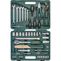 Набор инструмента 1/4, 1/2DR, 60 предметов Jonnesway S04H52460S