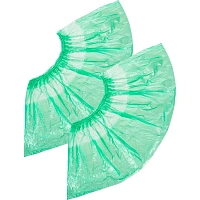 Бахилы одноразовые полиэтиленовые EleGreen 3.5 г зеленые (с двойной резинкой, 50 пар в упаковке) фото Бахилы одноразовые полиэтиленовые EleGreen 3.5 г зеленые (с двойной резинкой, 50 пар в упаковке)
