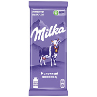 Шоколад Milka молочный 80 г фото Шоколад Milka молочный 80 г