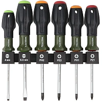Набор отверток c трехкомпонентными рукоятками 6 штук Дело Техники 728065