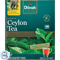 Чай черный Dilmah Ceylon Tea 100 пакетиков фото Чай черный Dilmah Ceylon Tea 100 пакетиков