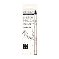 Карандаши цветные художественные классические Sketch&Art Весенний пейзаж 6 карандашей 6 цветов трёхгранные (утолщённые) фото Карандаши цветные художественные классические Sketch&Art Весенний пейзаж 6 карандашей 6 цветов трёхгранные (утолщённые)