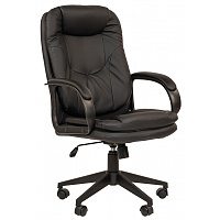Кресло для руководителя Easy Chair 695 TPU черное (экокожа, пластик) фото Кресло для руководителя Easy Chair 695 TPU черное (экокожа, пластик)
