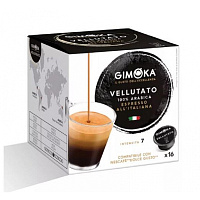 Кофе в капсулах для кофемашин Gimoka Dolce Gusto Espresso Vellutato (16 штук в упаковке) фото Кофе в капсулах для кофемашин Gimoka Dolce Gusto Espresso Vellutato (16 штук в упаковке)