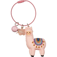 Брелок Лама розовый