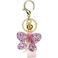Брелок Бабочка фиолетовый 5х4 см