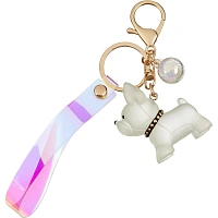 Брелок Собачка прозрачный