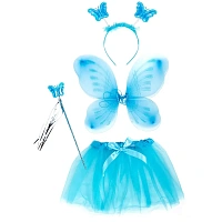Набор карнавальный детский Magic Time голубой (крылья, ободок, волшебная палочка, юбка)