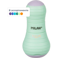 Ластик-точилка Milan Sway Pastel ПВХ фигурный 30х30х61 мм фото Ластик-точилка Milan Sway Pastel ПВХ фигурный 30х30х61 мм