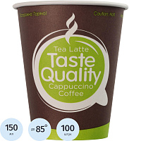 Стакан одноразовый бумажный Formacia Taste Quality 180/150 мл для вендинговых аппаратов (100 штук в упаковке) фото Стакан одноразовый бумажный Formacia Taste Quality 180/150 мл для вендинговых аппаратов (100 штук в упаковке)