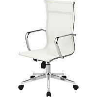 Кресло для руководителя Easy Chair 710 T белое (сетка, металл) фото Кресло для руководителя Easy Chair 710 T белое (сетка, металл)