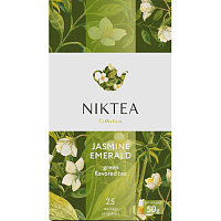 Чай зеленый Niktea Jasmine Emerald 25 пакетиков фото Чай зеленый Niktea Jasmine Emerald 25 пакетиков
