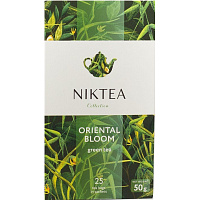 Чай зеленый Niktea Oriental Bloom 25 пакетиков фото Чай зеленый Niktea Oriental Bloom 25 пакетиков