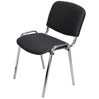 Стул офисный Easy Chair Изо серый 1397326 ткань металл хромированный фото Стул офисный Easy Chair Изо серый 1397326 ткань металл хромированный