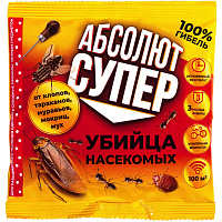 Средство от насекомых Абсолют Супер дуст 100 г фото Средство от насекомых Абсолют Супер дуст 100 г