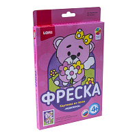 Фреска Lori Картина из песка Медвежонок 6 цветов