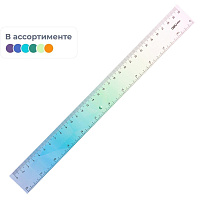 Линейка Deli 30 см пластиковая в ассортименте две шкалы фото Линейка Deli 30 см пластиковая в ассортименте две шкалы