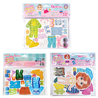 Игра развивающая Десятое королевство магнитная одевашки, модная девчонка Ксюша