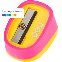 Точилка для карандашей Deli U-touch пластиковая фото Точилка для карандашей Deli U-touch пластиковая