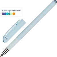 Ручка шариковая неавтоматическая Bruno Visconti Soft Write Zefir синяя корпус soft touch (толщина линии 0.4 мм) фото Ручка шариковая неавтоматическая Bruno Visconti Soft Write Zefir синяя корпус soft touch (толщина линии 0.4 мм)
