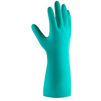 Перчатки КЩС нитриловые Jeta Safety JN711 зеленые (размер 7, S) фото Перчатки КЩС нитриловые Jeta Safety JN711 зеленые (размер 7, S)