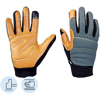 Перчатки защитные антивибрационные Jeta Safety Omega JAV06 XL фото Перчатки защитные антивибрационные Jeta Safety Omega JAV06 XL
