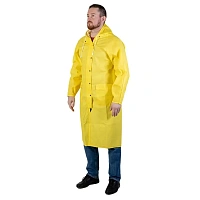 Плащ влагозащитный полиэтиленовый Jeta Safety JRC01 на молнии жёлтый (размер 52-54, рост 182) фото Плащ влагозащитный полиэтиленовый Jeta Safety JRC01 на молнии жёлтый (размер 52-54, рост 182)