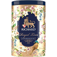 Чай листовой черный Richard Royal Love 80 г (бергамот, ваниль, цедра цитрусовых) фото Чай листовой черный Richard Royal Love 80 г (бергамот, ваниль, цедра цитрусовых)