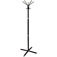 Вешалка напольная (стойка) Attache А-С на 5 персон (черный) фото Вешалка напольная (стойка) Attache А-С на 5 персон (черный)