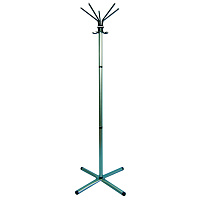 Вешалка напольная (стойка) Attache А-С(Ц) на 5 персон (металлик/черный) фото Вешалка напольная (стойка) Attache А-С(Ц) на 5 персон (металлик/черный)