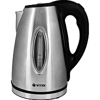 Чайник электрический Vitek VT-7019 серебристый фото Чайник электрический Vitek VT-7019 серебристый