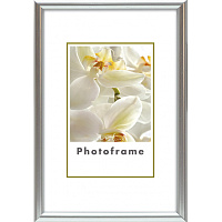 Рамка Decoline Silver А3 30x40 см пластиковый багет 10 мм серебристая фото Рамка Decoline Silver А3 30x40 см пластиковый багет 10 мм серебристая