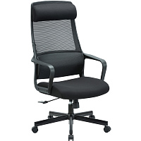 Кресло для руководителя Easy Chair 595 ТС черное (сетка/ткань, металл) фото Кресло для руководителя Easy Chair 595 ТС черное (сетка/ткань, металл)