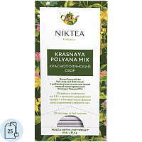 Чай зеленый Niktea Mix Красная поляна 25 пакетиков фото Чай зеленый Niktea Mix Красная поляна 25 пакетиков