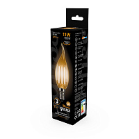 Лампа светодиодная Gauss Filament CA 11Вт E14 2700К 720Лм 104801111 фото Лампа светодиодная Gauss Filament CA 11Вт E14 2700К 720Лм 104801111